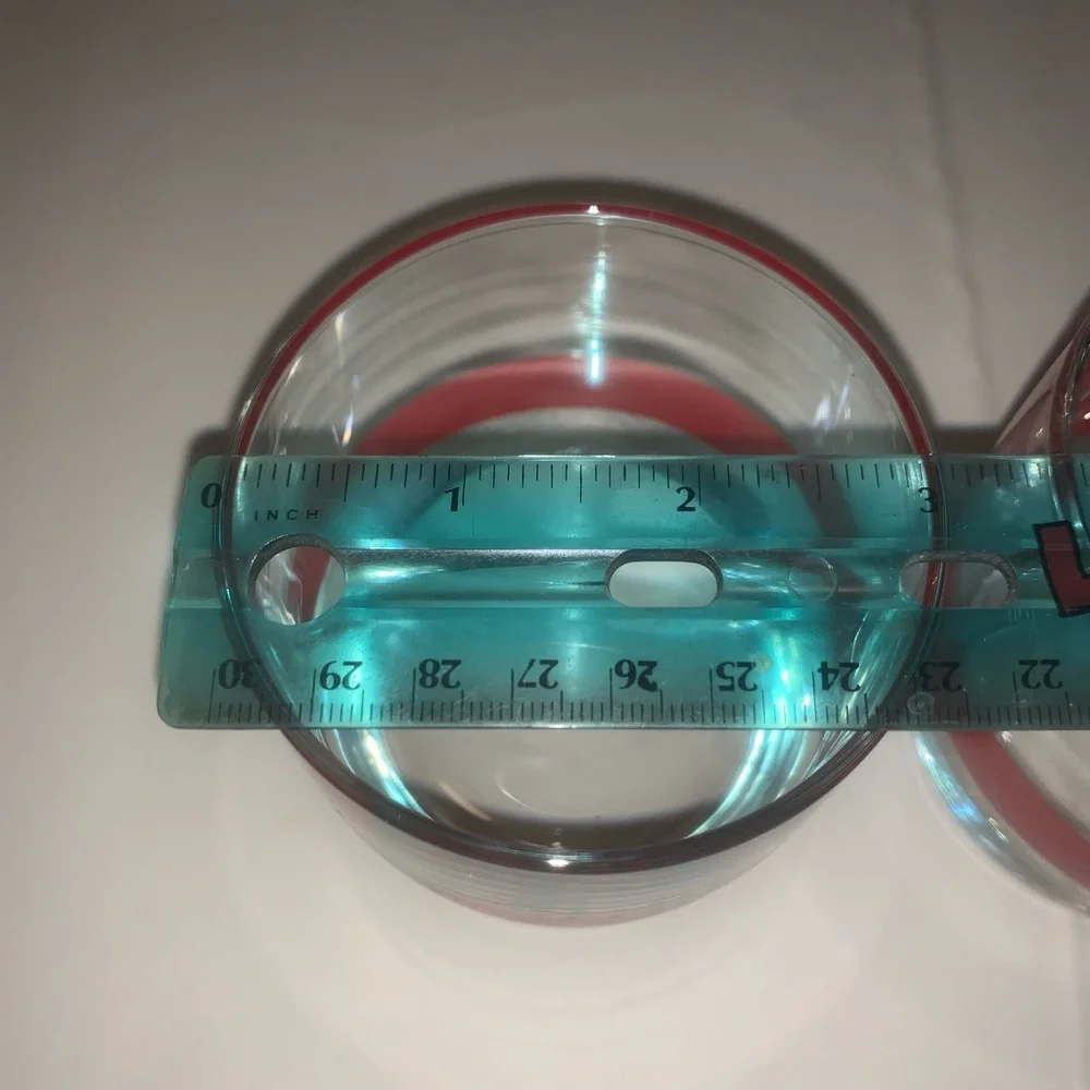 2 BACARDI RUM FOOTBALL LOGO COCKTAIL GLASSES NFL - Picture 4 of 5